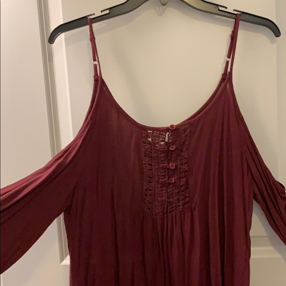 PAC Sun LA Hearts Burgundy dress - Picture 2 of 3